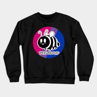 Bee Proud Bisexual/Biromantic Flag Crewneck Sweatshirt